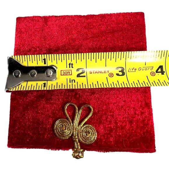 Vtg 2001 Li Bien Reverse Painted Glass Ornament Santa Reindeer Gifts Velvet Box - Picture 12 of 13